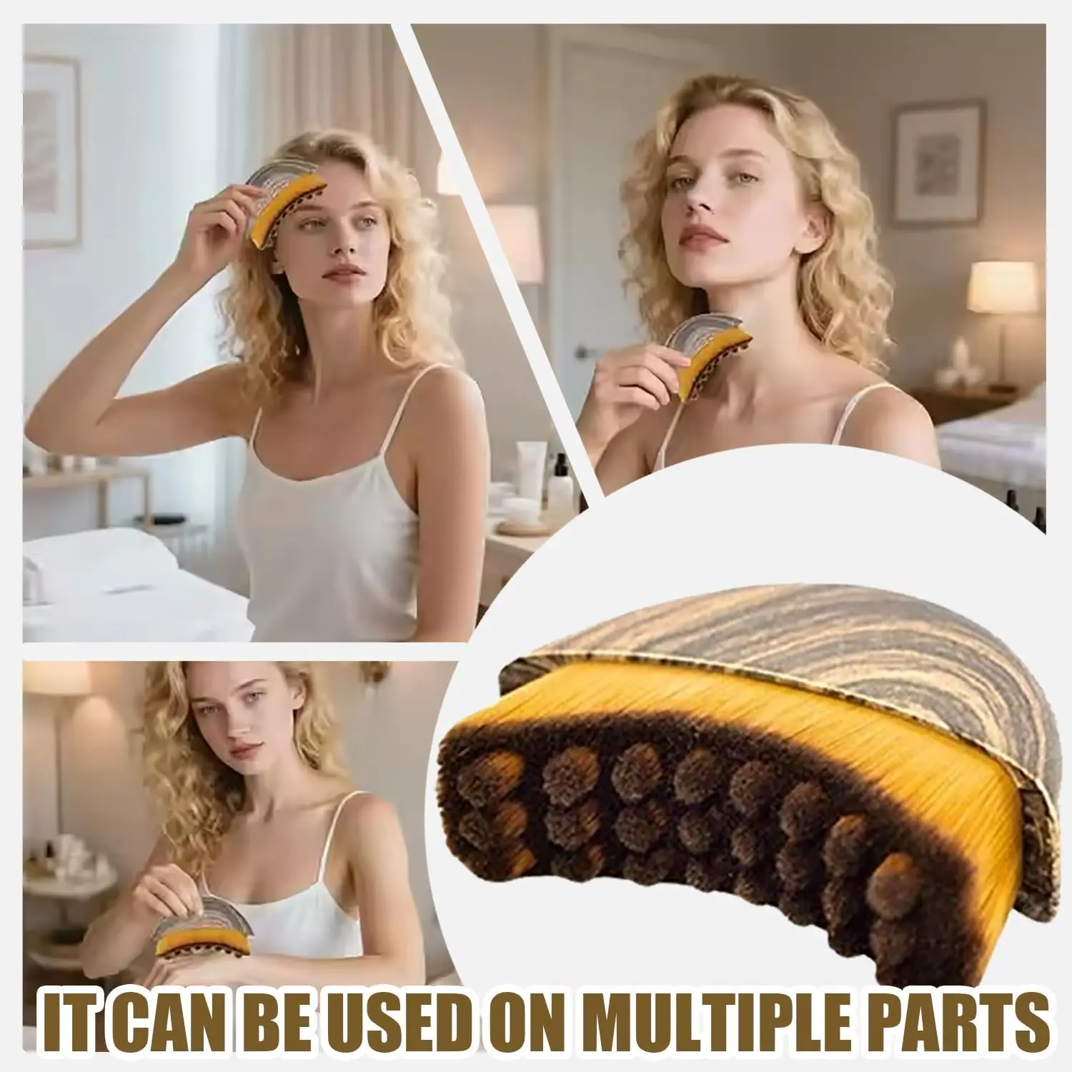 Lymphatic Contour Face Brush,Chin &amp;Jawline Sculpting,Drainage Massager for Face,Ergonomically Designed to Fit The Skin Precisely